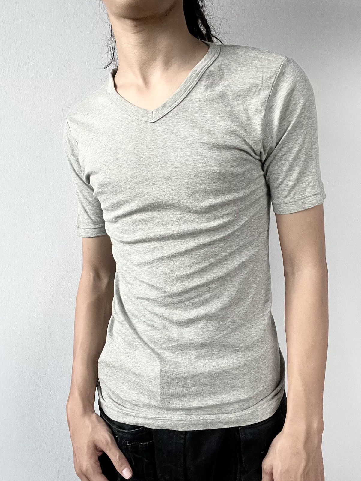 Helmut Lang Helmut Lang Grey Tee Size US M / EU 48-50 / 2 - 6 Thumbnail
