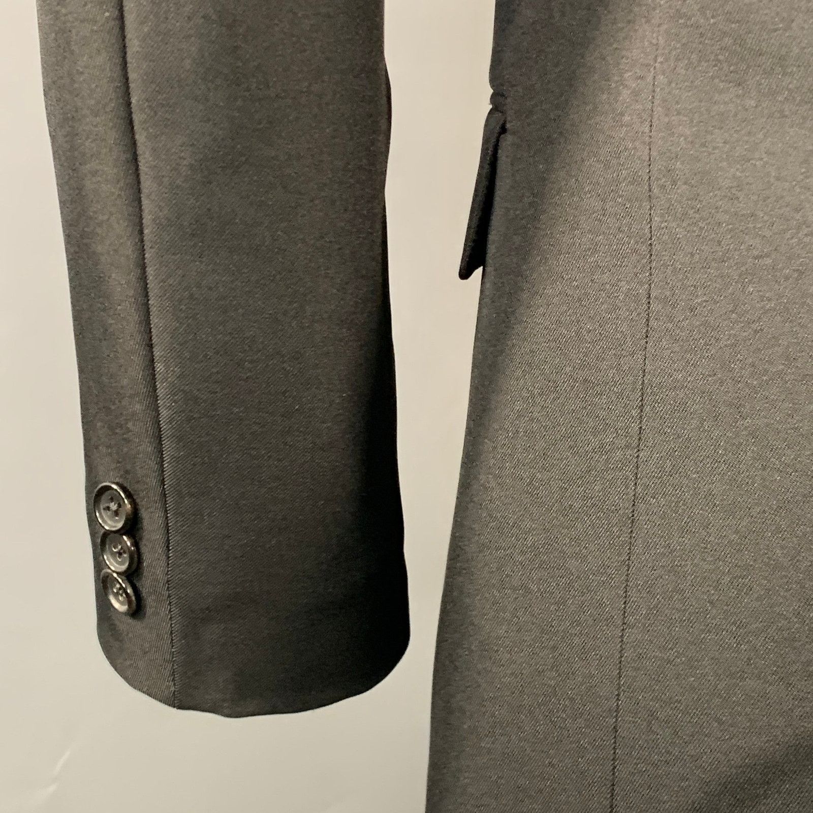 Comme des Garcons Homme Plus COMME des GARCONS HOMME PLUS Twill Wool Cutout Sport Coat Size 40S - 5 Thumbnail