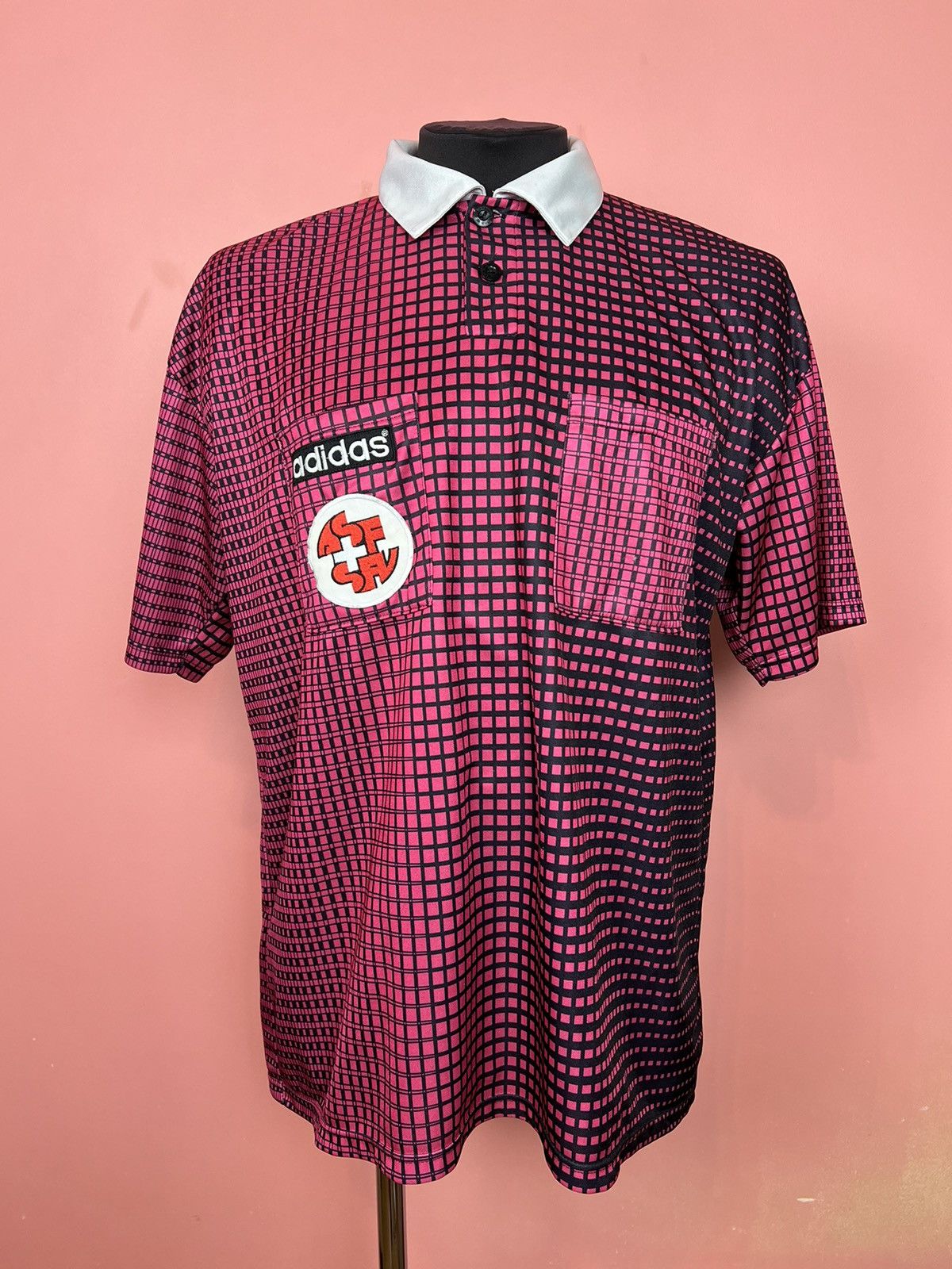 Vintage Adidas vintage rare jersey blockcore hype asf sav Size US M / EU 48-50 / 2 - 1 Thumbnail
