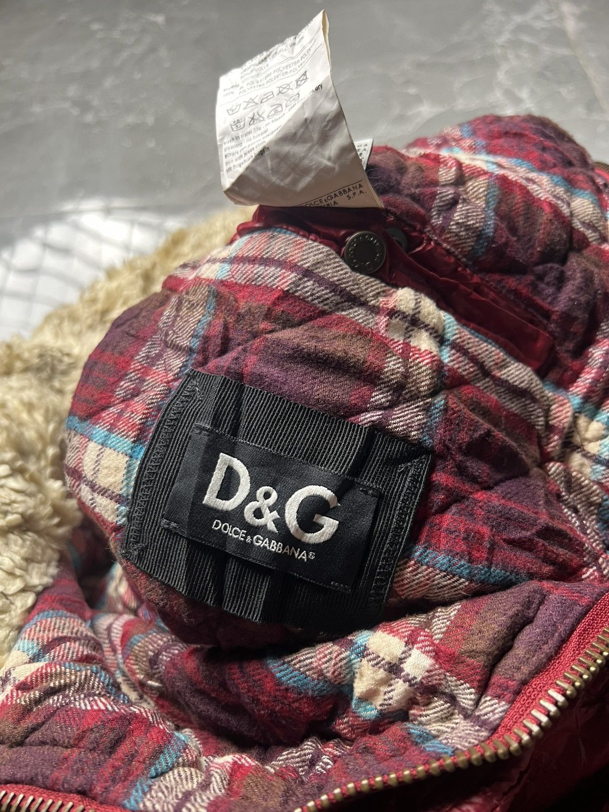 Dolce & Gabbana AW2008 Dolce & Gabbana Red Multi Pockets Cargo Puffer Jacket Size US M / EU 48-50 / 2 - 10 Thumbnail