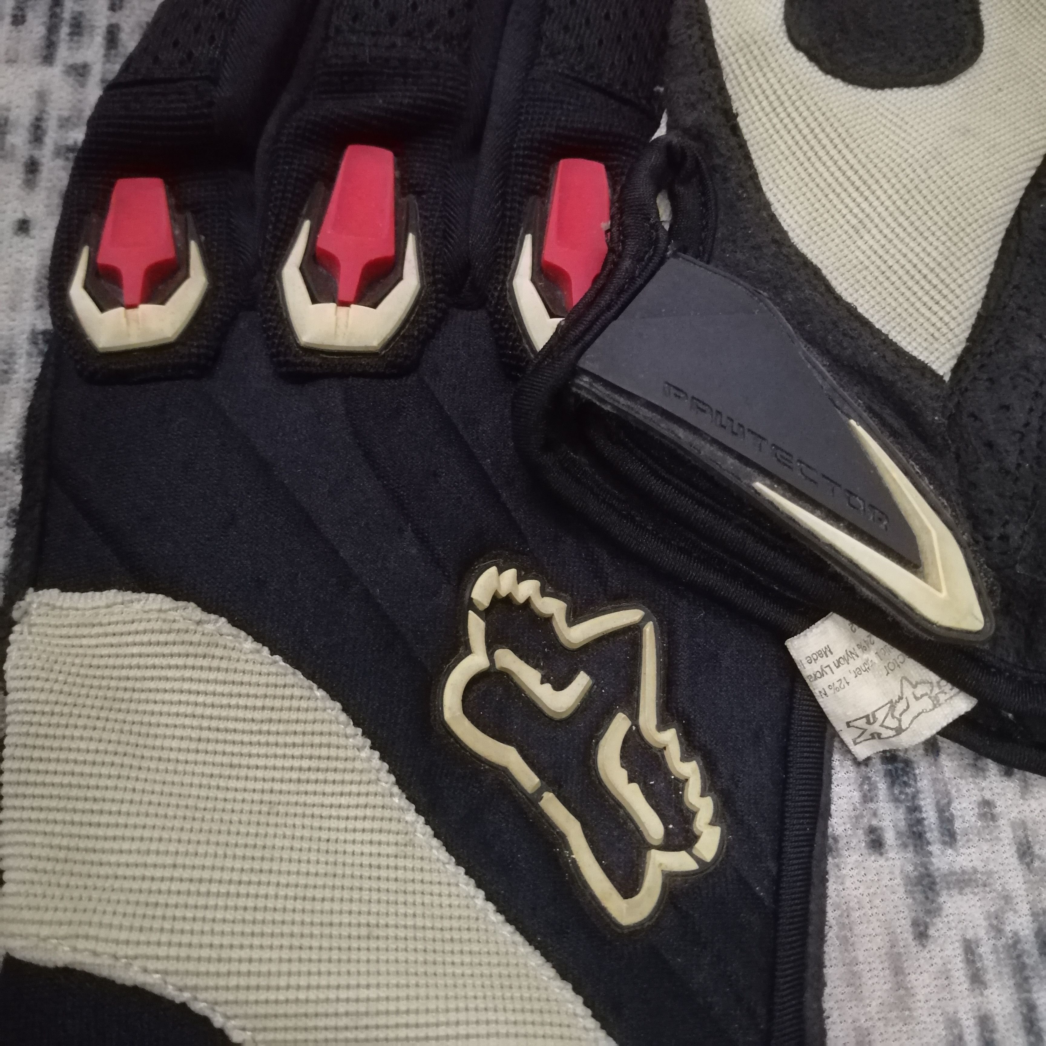 Fox Racing Vintage Fox Racing Pawtector Gloves Size 11 Size ONE SIZE - 7 Thumbnail