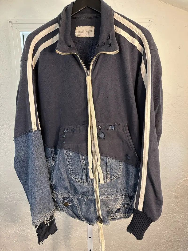 Greg Lauren Denim Track Jacket | Grailed