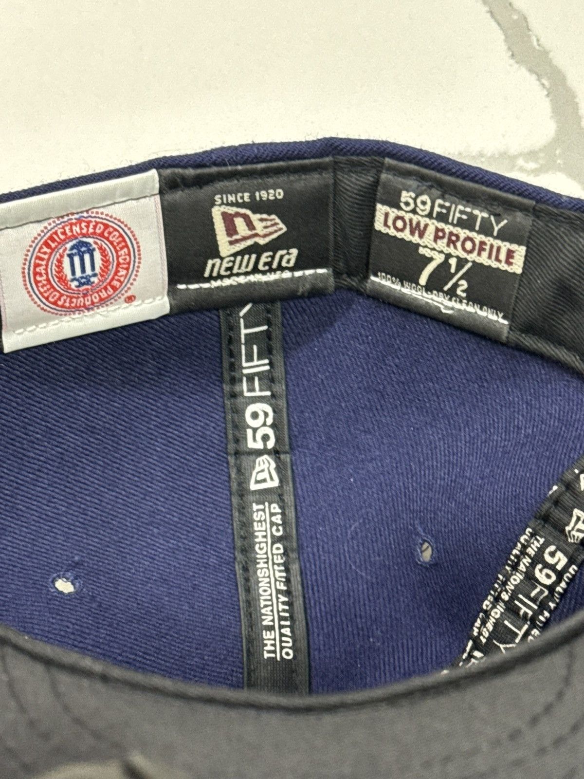 New Era Vintage Chicago Cubs New Era Fitted Cap 59FIFTY Low Profile Size ONE SIZE - 10 Thumbnail