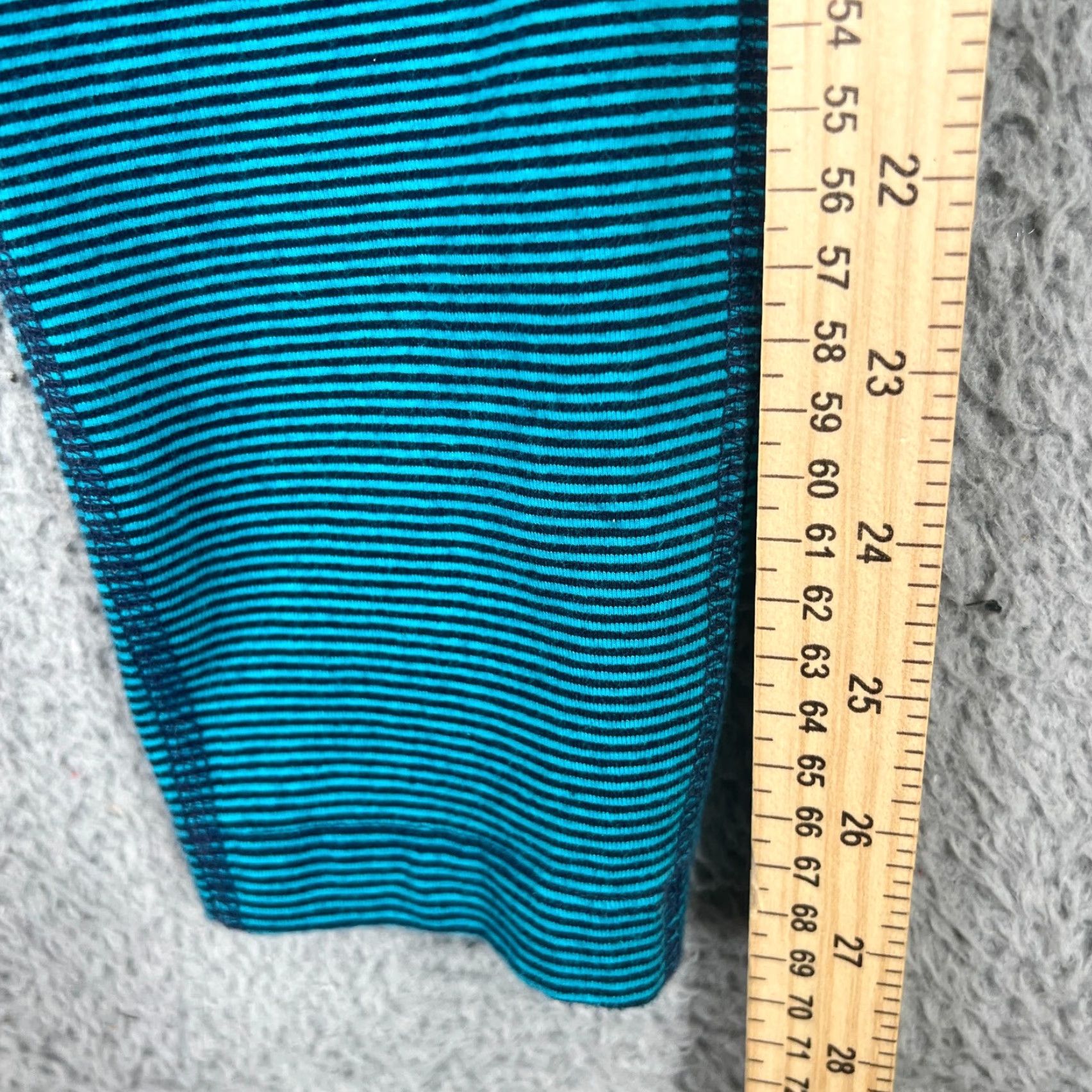 Patagonia Patagonia Leggings Womens Small Blue Striped Stretch Gorpcor Size 28" / US 6 / IT 42 - 2 Thumbnail