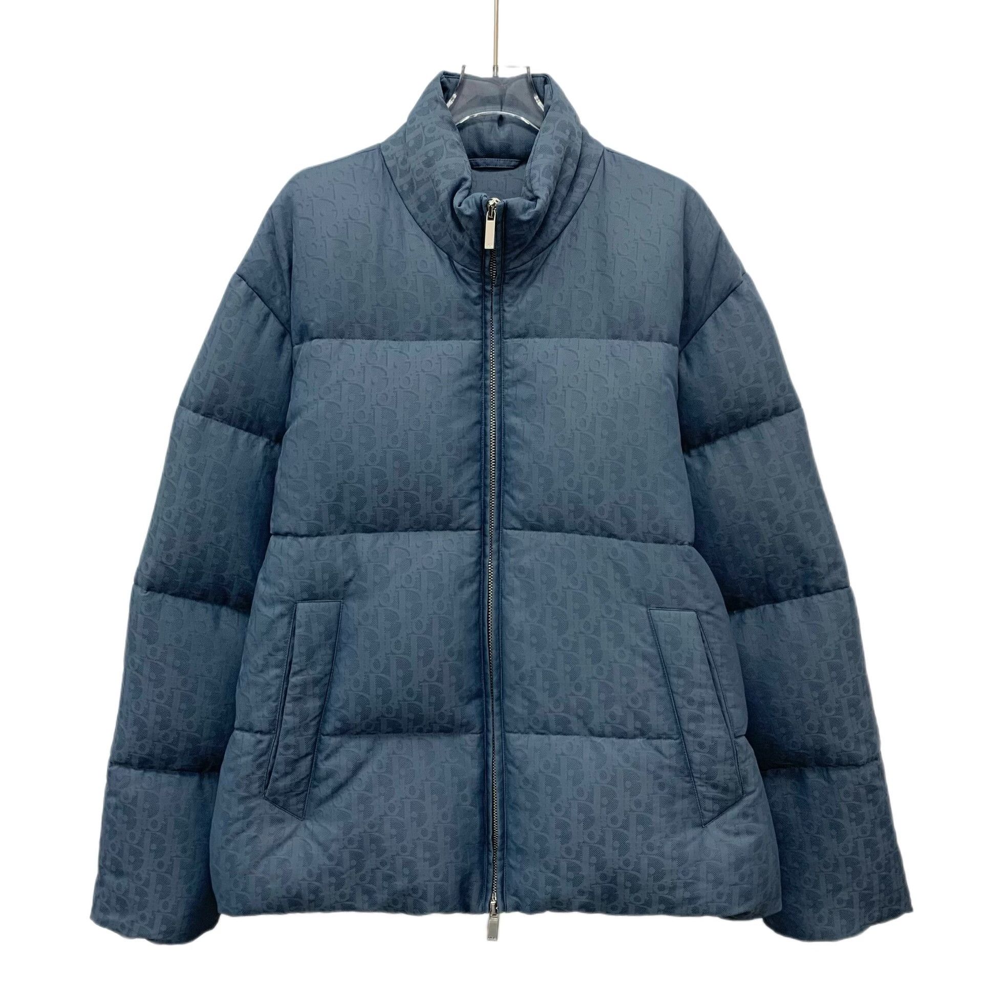 Dior Dior Blue Monogram Down Jacket Size US L / EU 52-54 / 3 - 1 Thumbnail