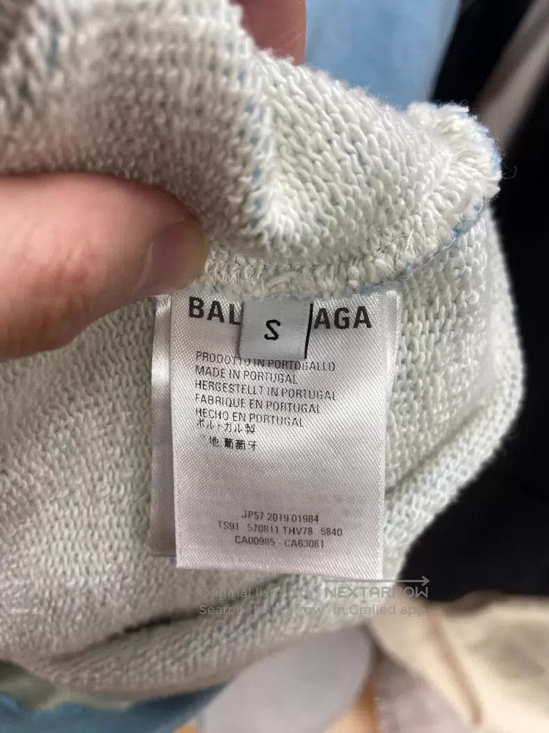 Balenciaga Balenciaga Haze blue hoodie Size US S / EU 44-46 / 1 - 4 Thumbnail