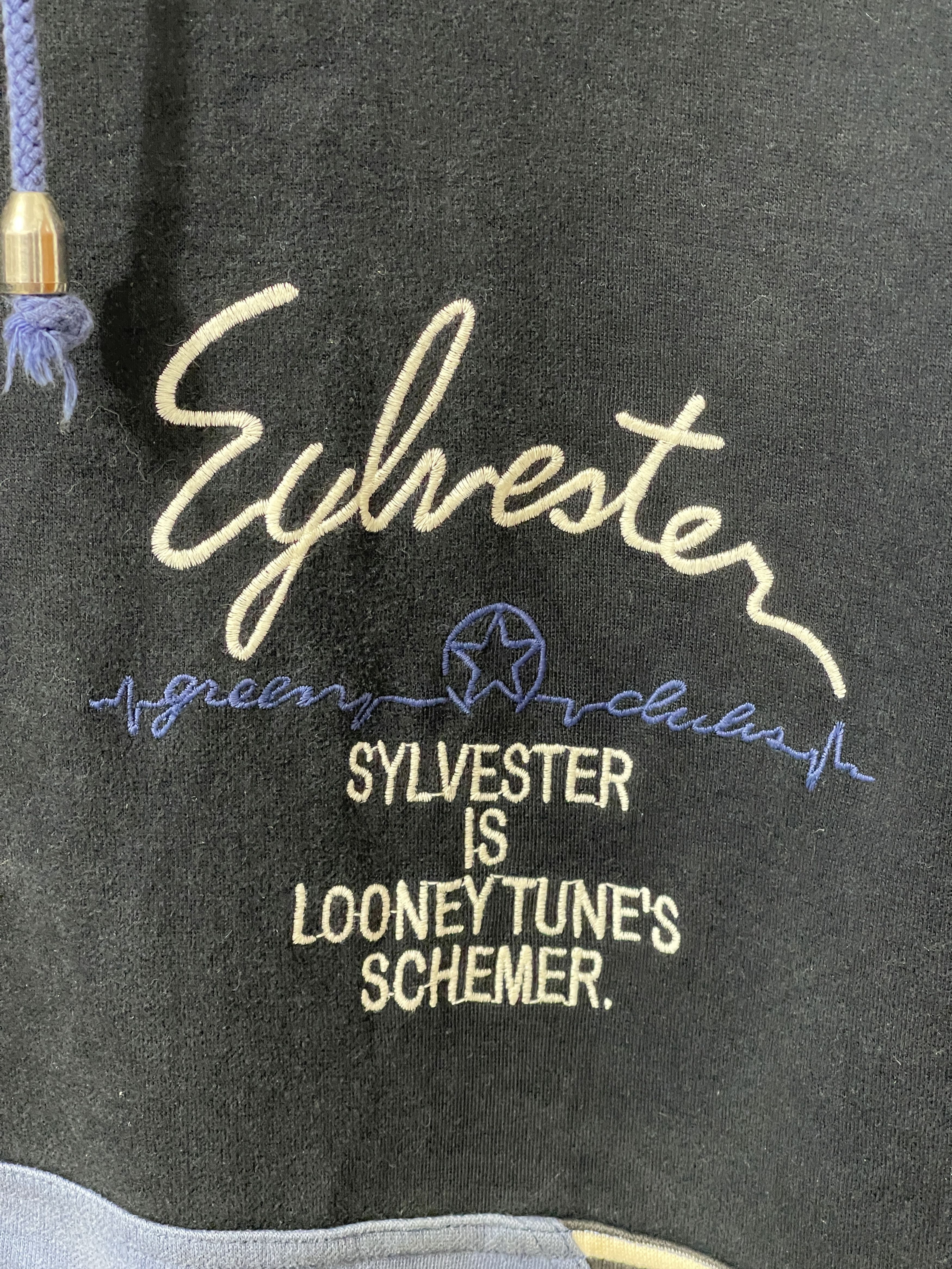 Vintage 90s Rare Art Warner Bros Looney Tunes Zip Hoodie Size US XL / EU 56 / 4 - 5 Thumbnail