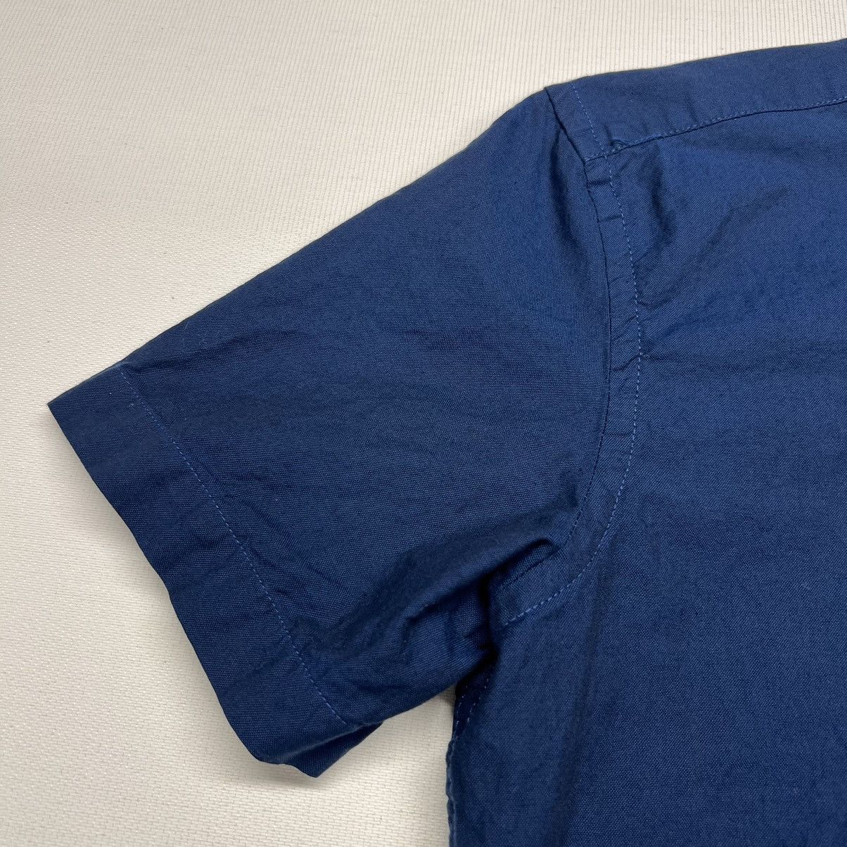 Tommy Hilfiger Tommy Hilfiger Button Down Shirt Blue Short Sleeve Logo Y2K Size US M / EU 48-50 / 2 - 6 Thumbnail