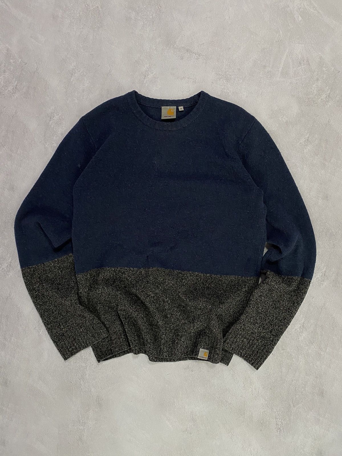 Carhartt 🚥 Vintage Sweater Carhartt WORKWEAR Knitted sweater Size US M / EU 48-50 / 2 - 1 Thumbnail