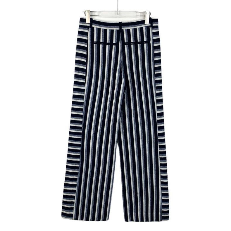 Chanel Chanel Striped Wide Leg Wool Pants -2505 Size US 38 / EU 54 - 2 Thumbnail