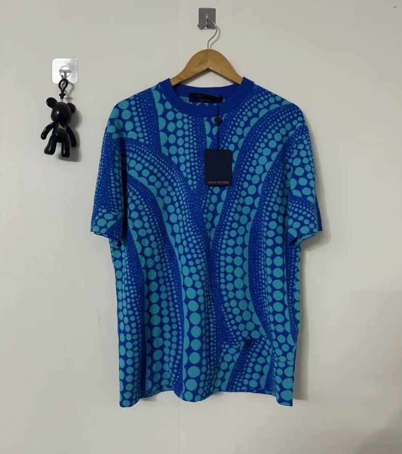 Louis Vuitton Louis Vuitton Yayoi Kusama polka-dot knitted short sleeve 2 Size US M / EU 48-50 / 2 - 1 Thumbnail