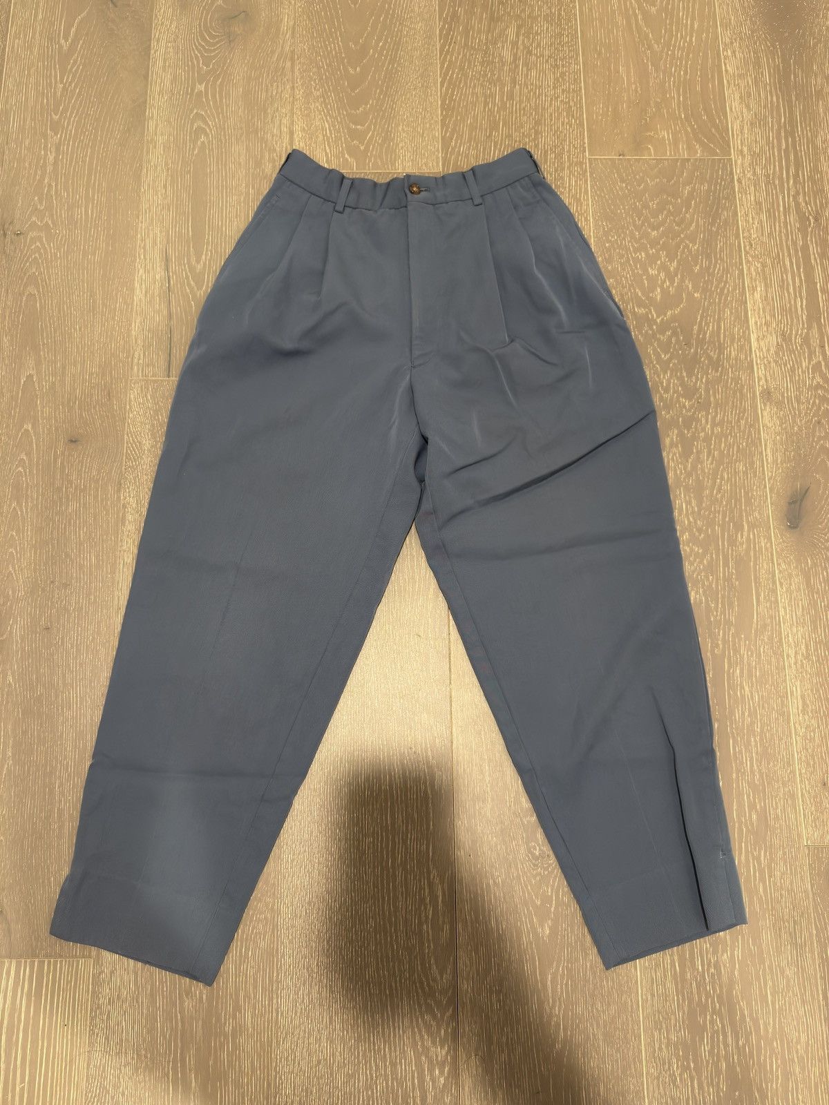 Comme des Garcons Homme Plus 90’s Comme De Garçon Homme Plus 100% Wool PleatedTrouser Size US 28 / EU 44 - 1 Thumbnail