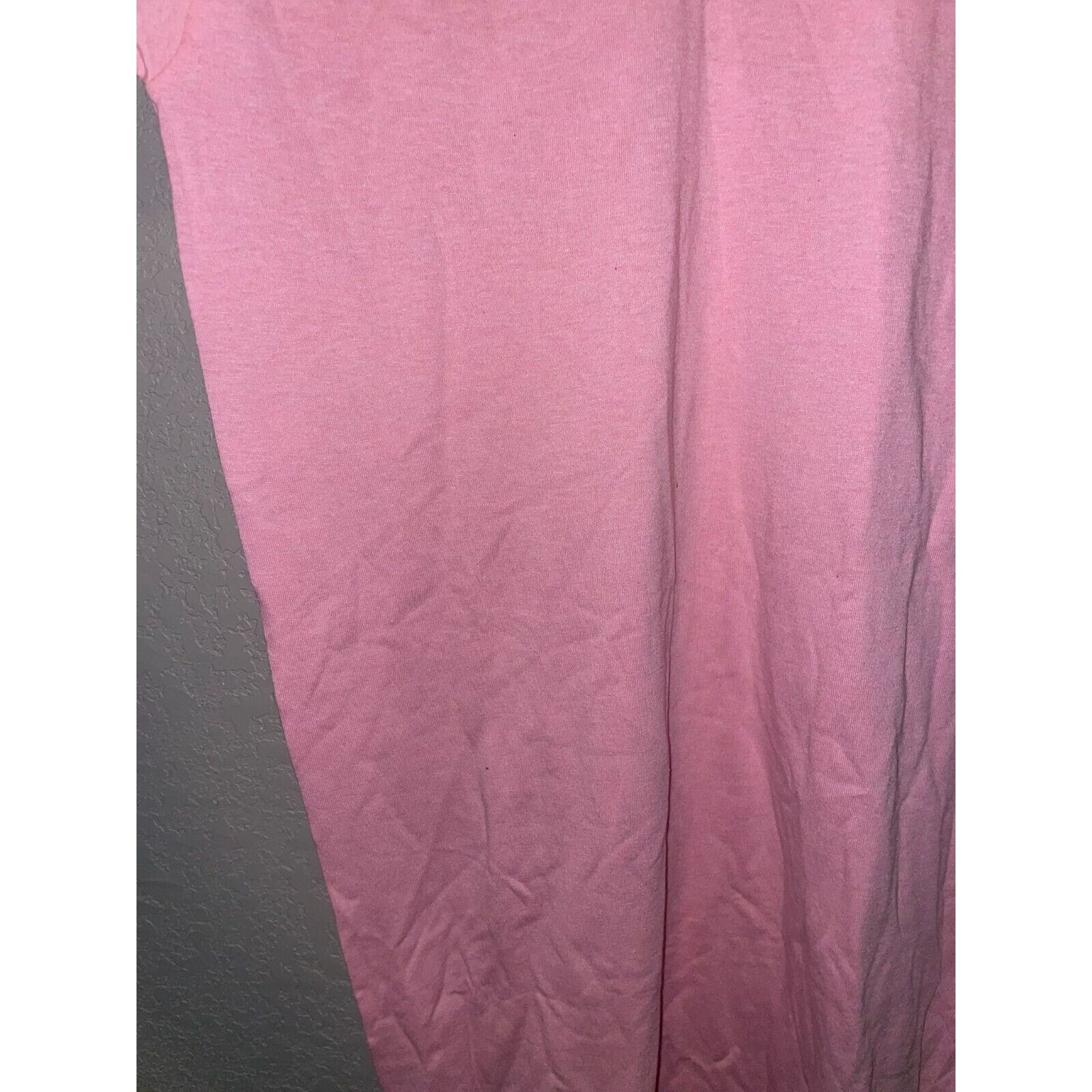 Jerzees 1980s Women's Jerzees Pink Sleeper Sleep Shirt 80s Women OS Size L / US 10 / IT 46 - 5 Thumbnail