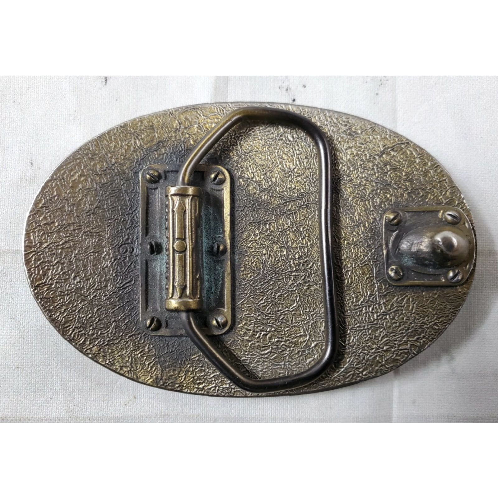 Vintage VINTAGE Bass Anglers Sportsman Society Belt Buckle 25th Anniversary B.A.S.S. Gold Mens Size ONE SIZE - 2 Thumbnail