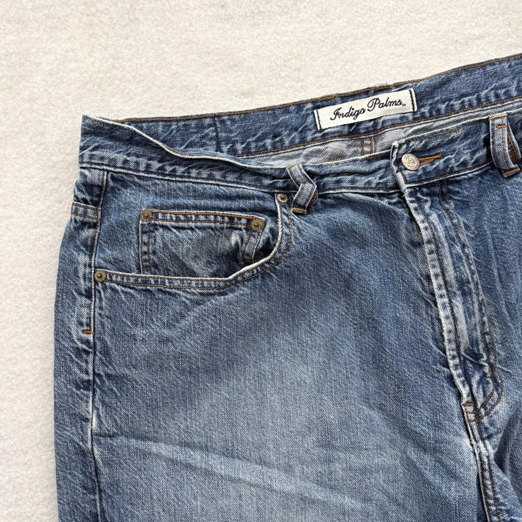 Tommy Bahama Tommy Bahama Indigo Palms Jeans Mens 40x36 Denim Blue Straight Preppy Casual Classic Fit Regular Zip Pocket Mens Size US 40 / EU 56 - 3 Thumbnail