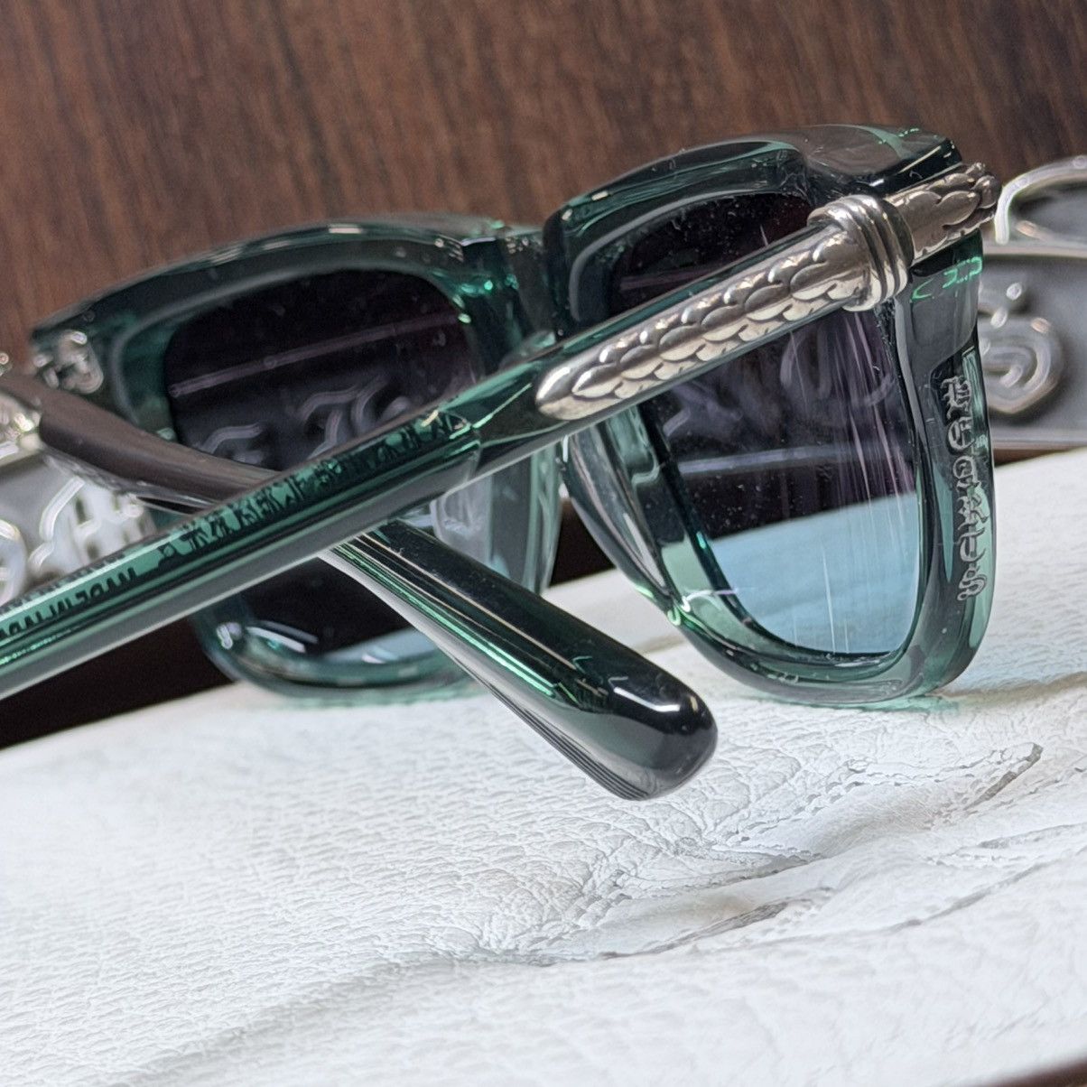 Chrome Hearts Chrome Hearts LITTLE DINGER 1/1 Sunglasses Size ONE SIZE - 11 Thumbnail