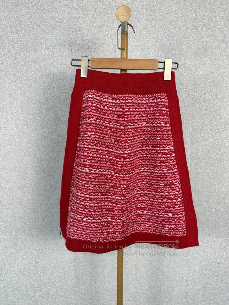 Chanel Chanel Small-flavoured tweed skirt Size 42" / US 20 - 2 Thumbnail