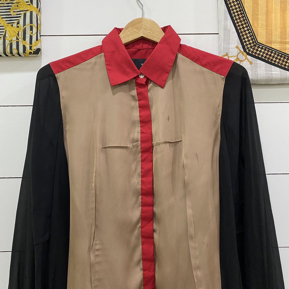 GU GU x Undercover Womens Combination Blouse Size US L / EU 52-54 / 3 - 2 Thumbnail