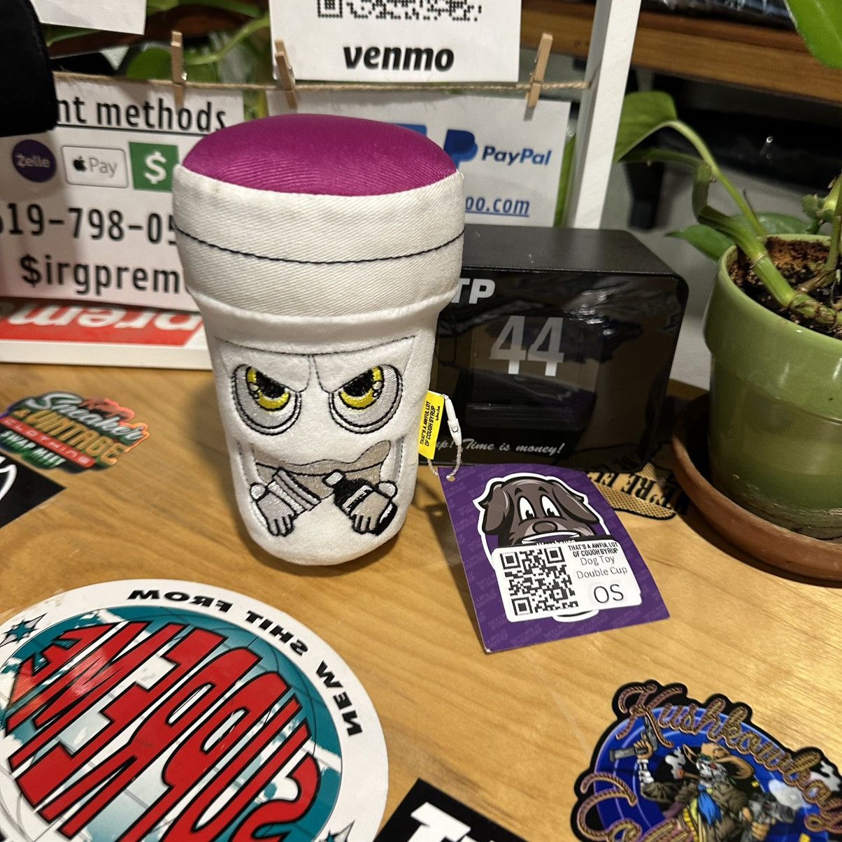 Awful Lot of Cough Syrup Thats awful lot of cough syrup double cup plush/ dog toy Size ONE SIZE - 3 Thumbnail