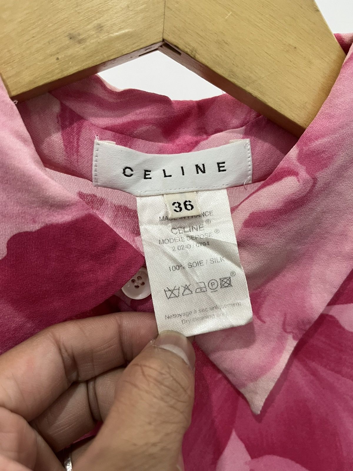 Celine CELINE ROSE SILK Size S / US 4 / IT 40 - 3 Thumbnail