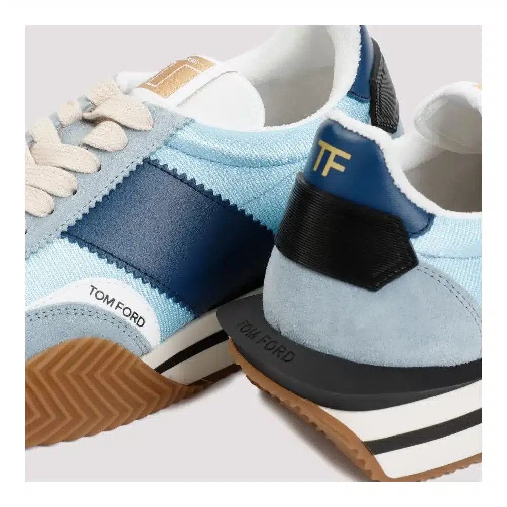 Tom Ford o1loc1c0525 J1292 James Low-Top Sneakers in Light Blue Size US 8.5 / EU 41-42 - 3 Thumbnail