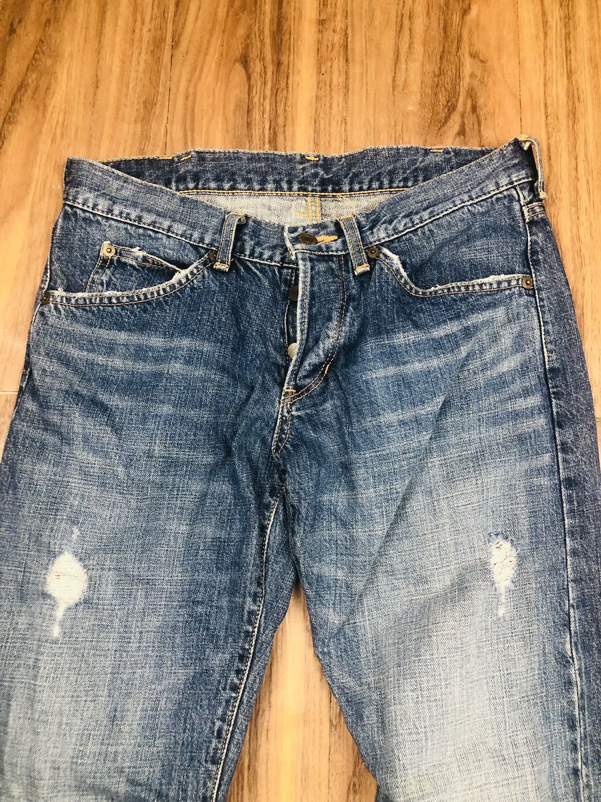 Other Material Boy Distress Jeans (35) Size US 31 - 3 Thumbnail