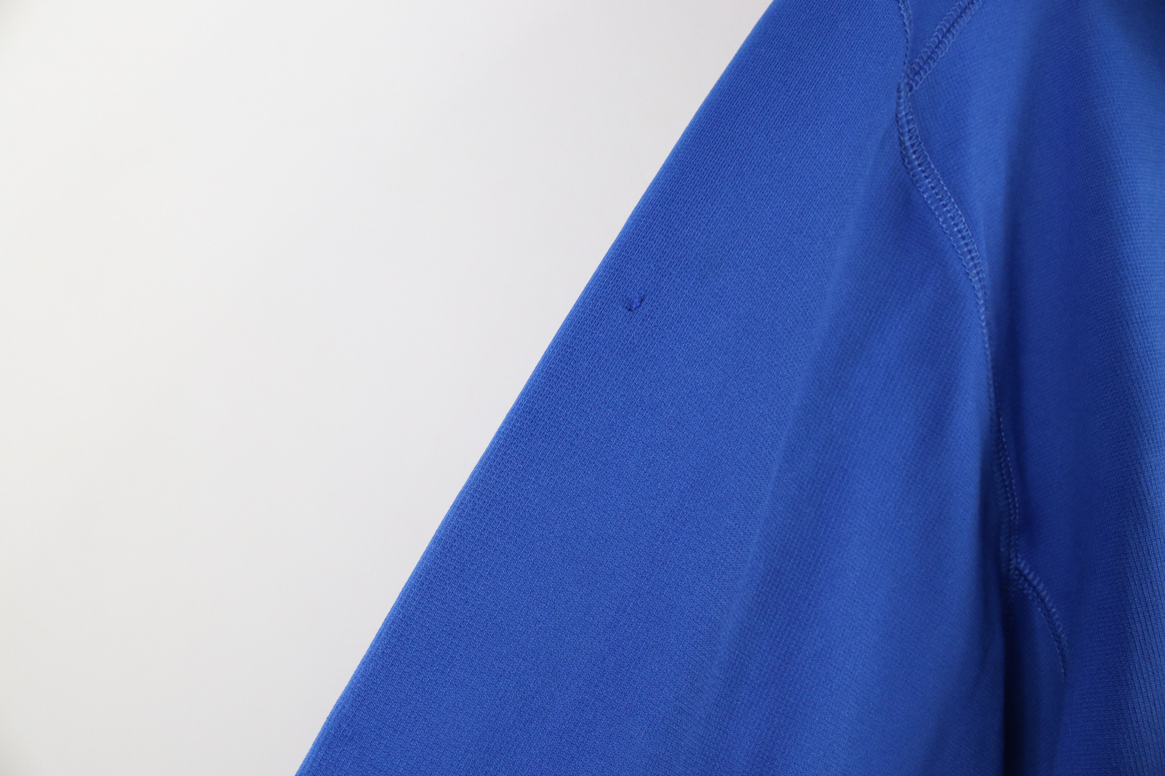 Nike × Vintage Vintage Y2K Nike Therma Fit Monochrome Full Zip Hoodie Blue Size US L / EU 52-54 / 3 - 11 Thumbnail