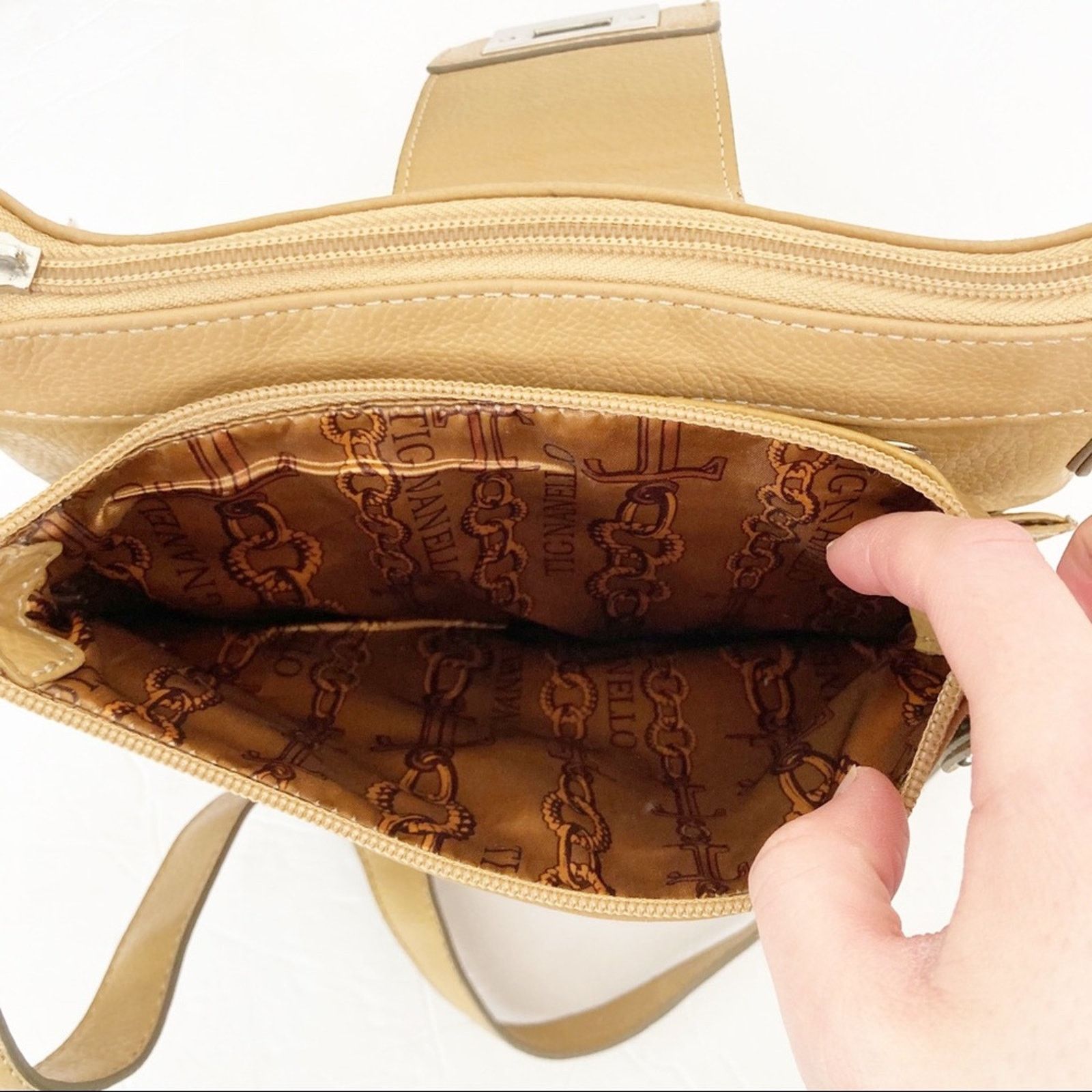 Other Tignanello Tan Leather Crossbody Bag Size ONE SIZE - 5 Thumbnail