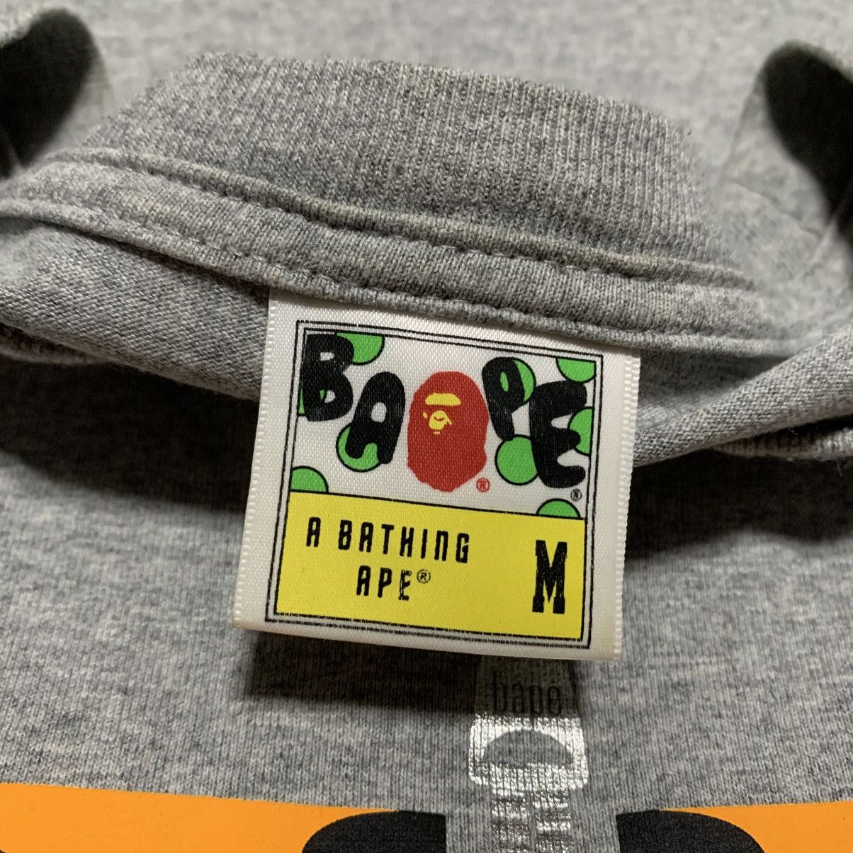 Bape Bape Medium Tiger Shark Grey Tee A Bathing Ape Size US M / EU 48-50 / 2 - 5 Thumbnail