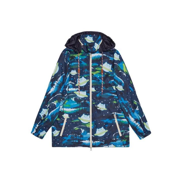 Gucci Gucci Gucci SS23 Cartoon Print Hooded Jacket -2506 Size US M / EU 48-50 / 2 - 1 Thumbnail