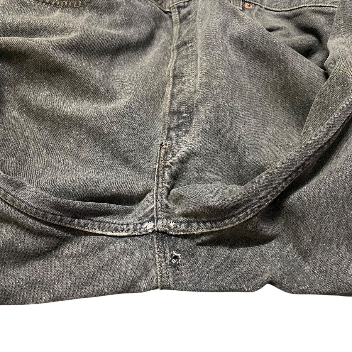 Vintage 90s Levis 501 Charcoal Jeans Distressed