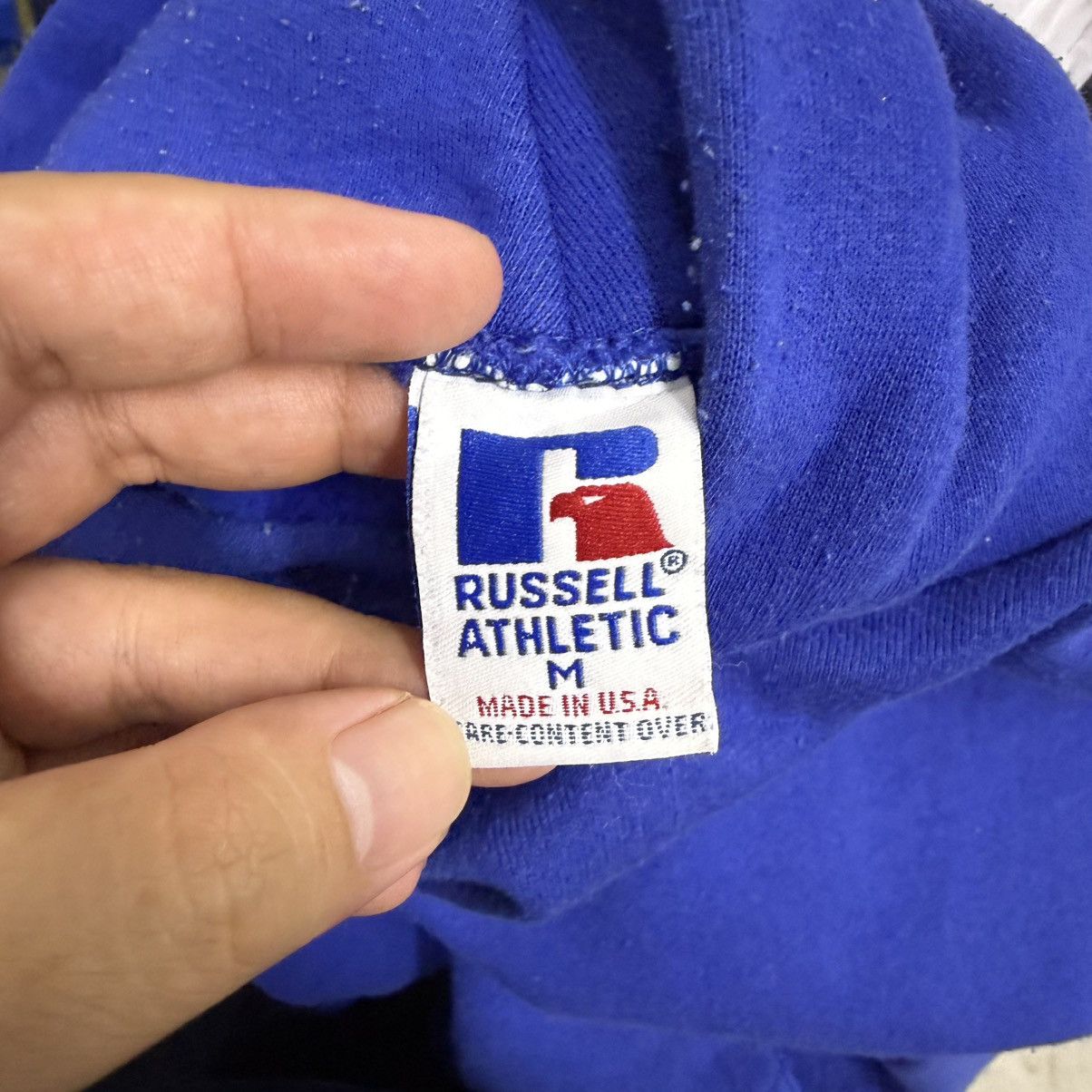 Japanese Brand Vintage Russell Pullover Hoodies /Stussy Travis Flacko Scott Size US M / EU 48-50 / 2 - 8 Thumbnail
