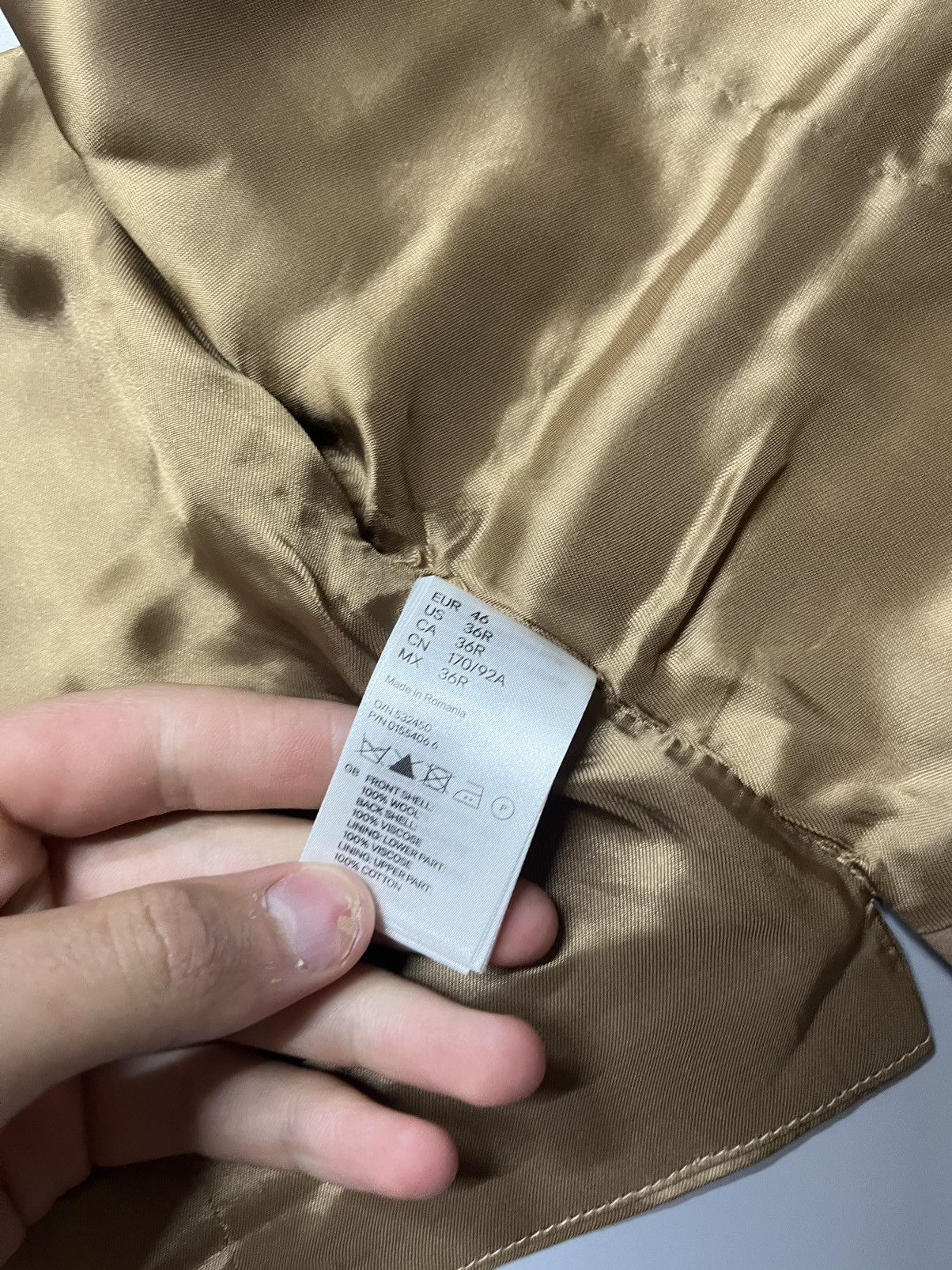 H&M × Maison Margiela Archive 3 Piece Suit Size 36R - 12 Thumbnail