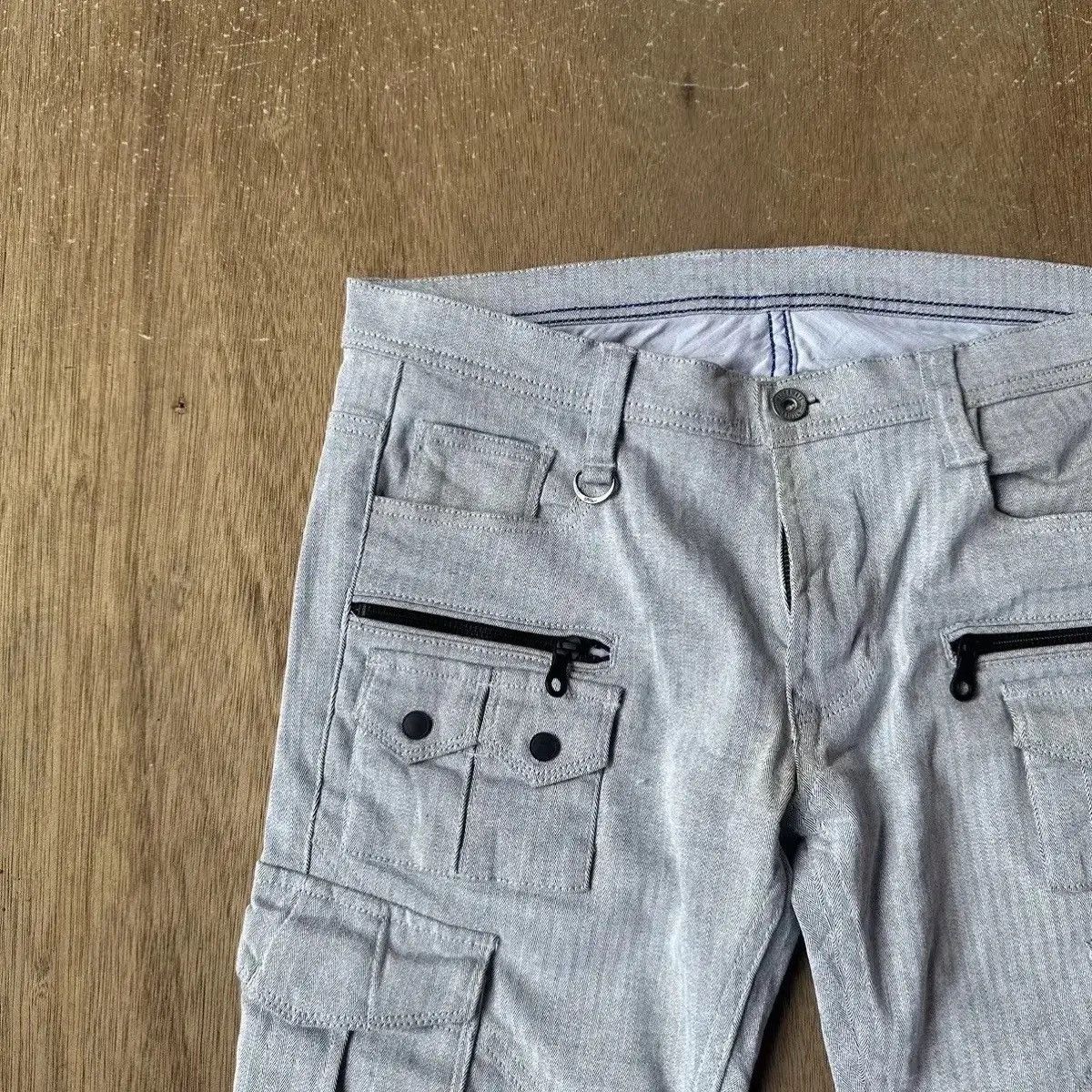 Japanese Brand W32 L31 VTG NICOLE HIDEWAYS JAPAN PUNK MULTIPOCKET HBT TWILL Size US 32 / EU 48 - 3 Thumbnail