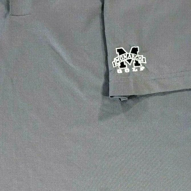 Adidas adidas Climalite Golf Polo Shirt Gray Solid Polyester Spandex Mens Size Medium Size US M / EU 48-50 / 2 - 6 Thumbnail