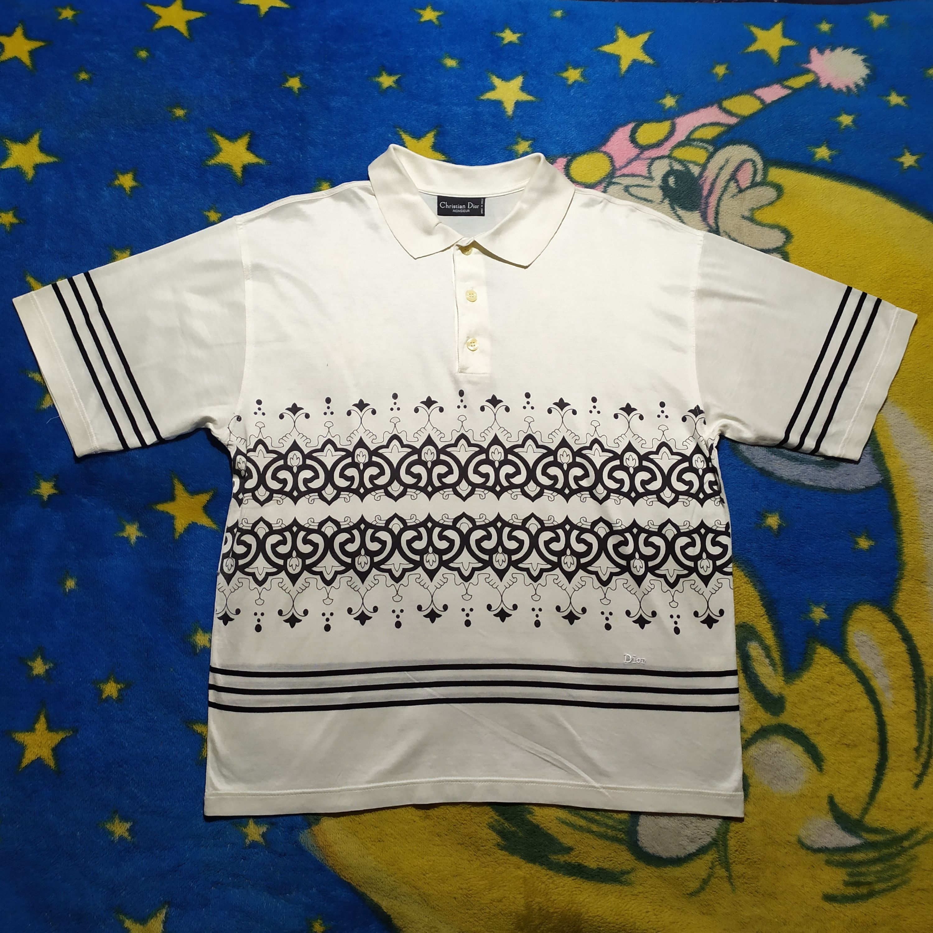 Christian Dior Monsieur × Dior Christian Dior Monsieur Ethnic Pattern Polo Shirt Size US M / EU 48-50 / 2 - 1 Thumbnail