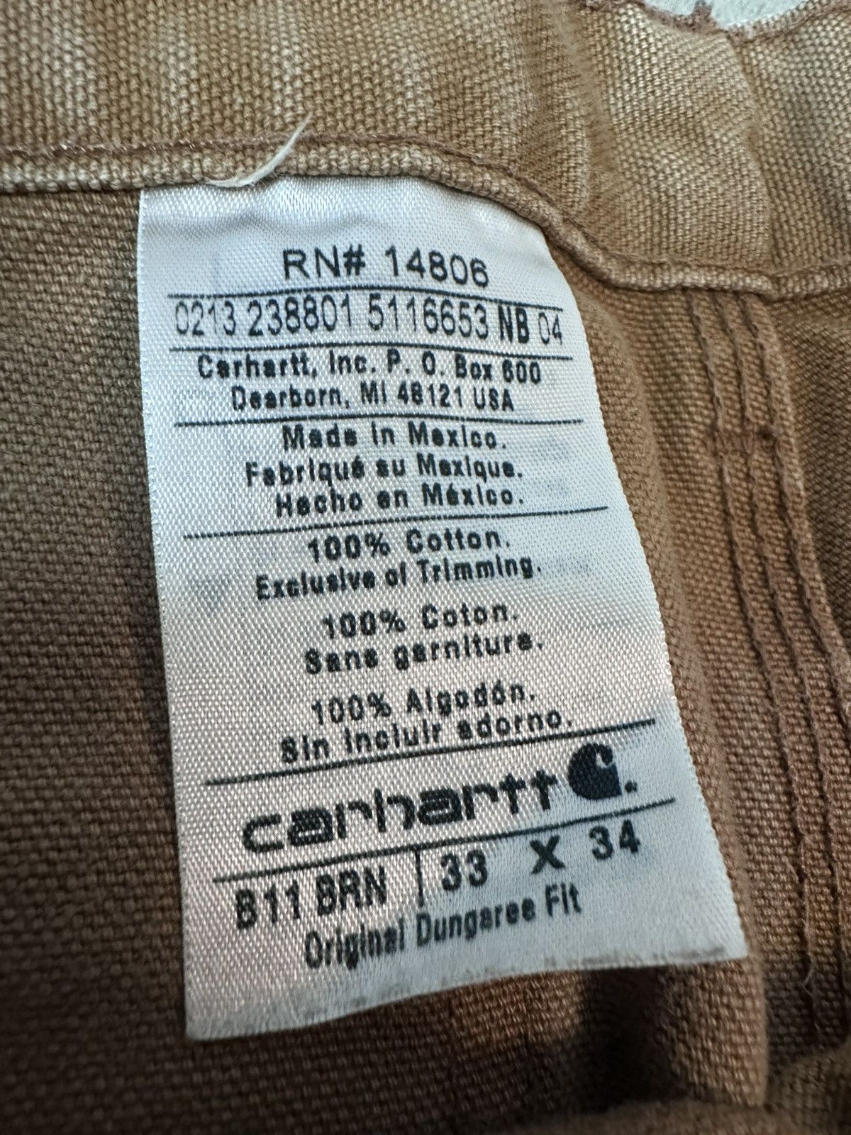 Carhartt Carhartt Dungaree fit pants Size US 33 - 4 Thumbnail
