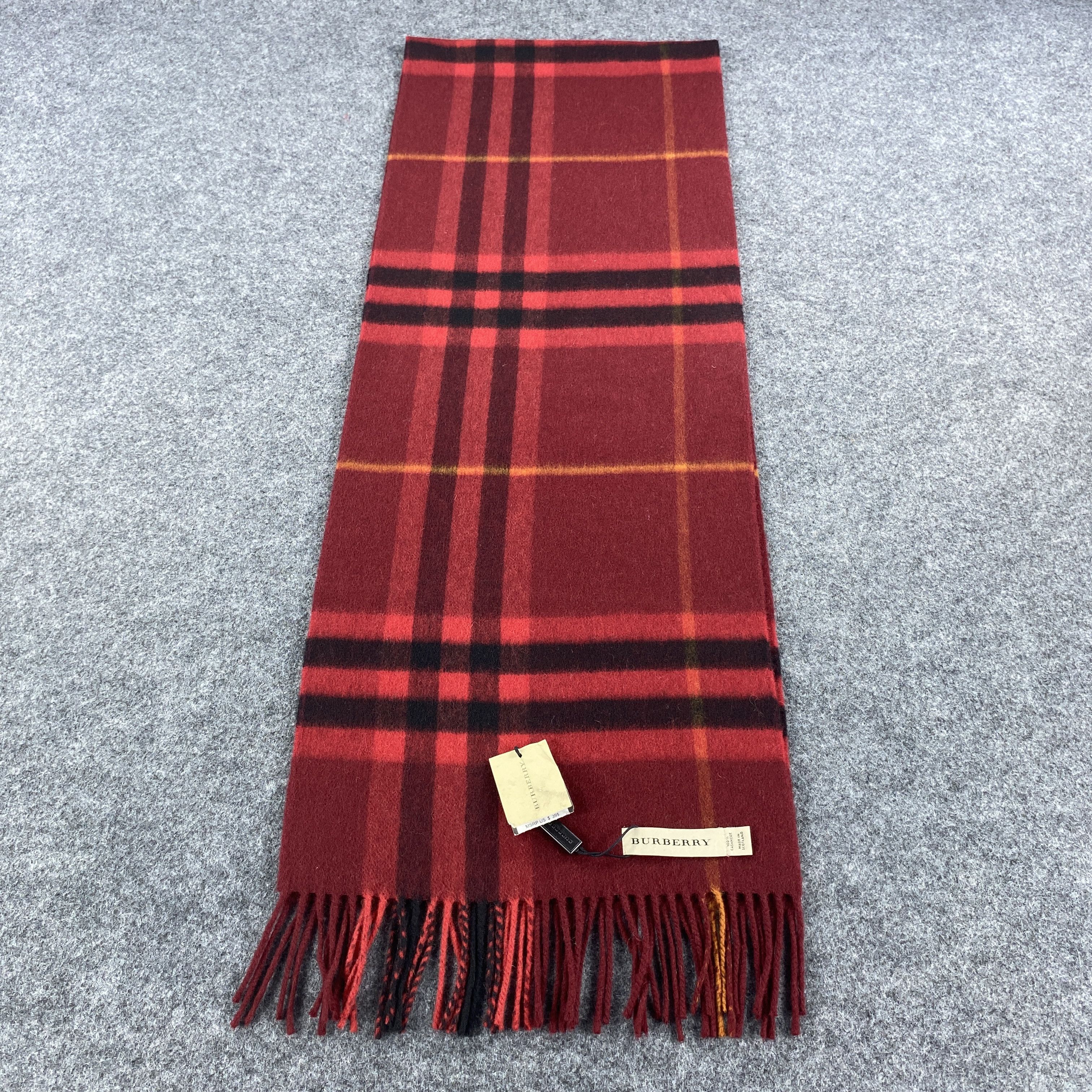 Burberry × Vintage GF10676 Burberry Scarf Neck Wear Muffler Nova Check Size ONE SIZE - 6 Thumbnail