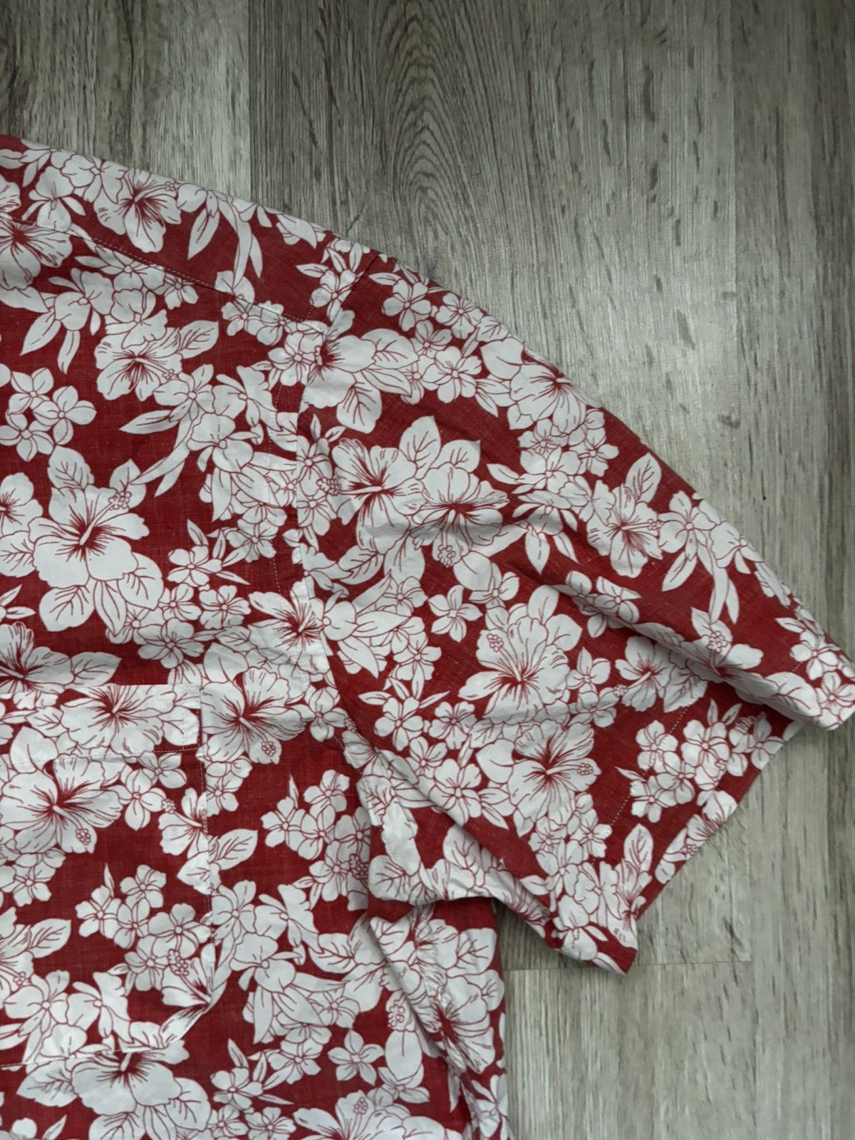 Gitman Bros. Vintage Gitman Vintage Hawaiian Popover Shirt Hibiscus Print Size US L / EU 52-54 / 3 - 4 Thumbnail