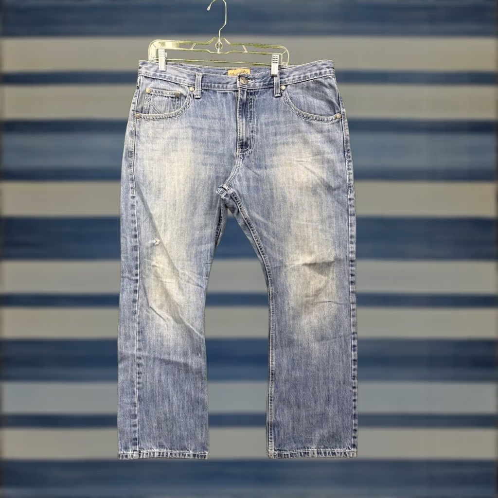 Wrangler Wrangler 20X Jeans Mens 38x30 Bootcut Denim Casual Pants Blue Regular Size 38 Mens Size US 38 / EU 54 - 1 Thumbnail