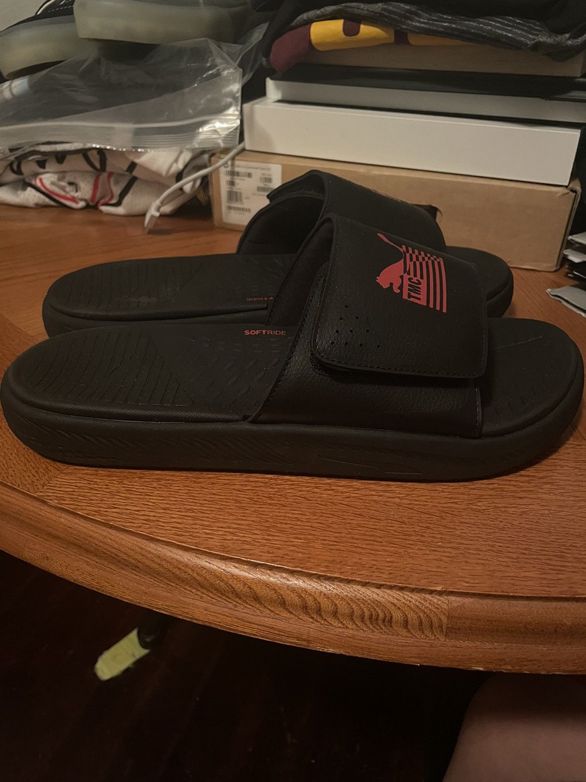Puma TMC x Puma Nipsey Hussle Softride slides Size US 13 / EU 46 - 2 Thumbnail
