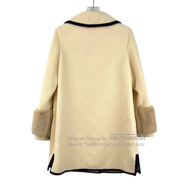 Gucci Gucci Beige logo jacquard full print multi-pocket wool lap Size M / US 6-8 / IT 42-44 - 2 Thumbnail