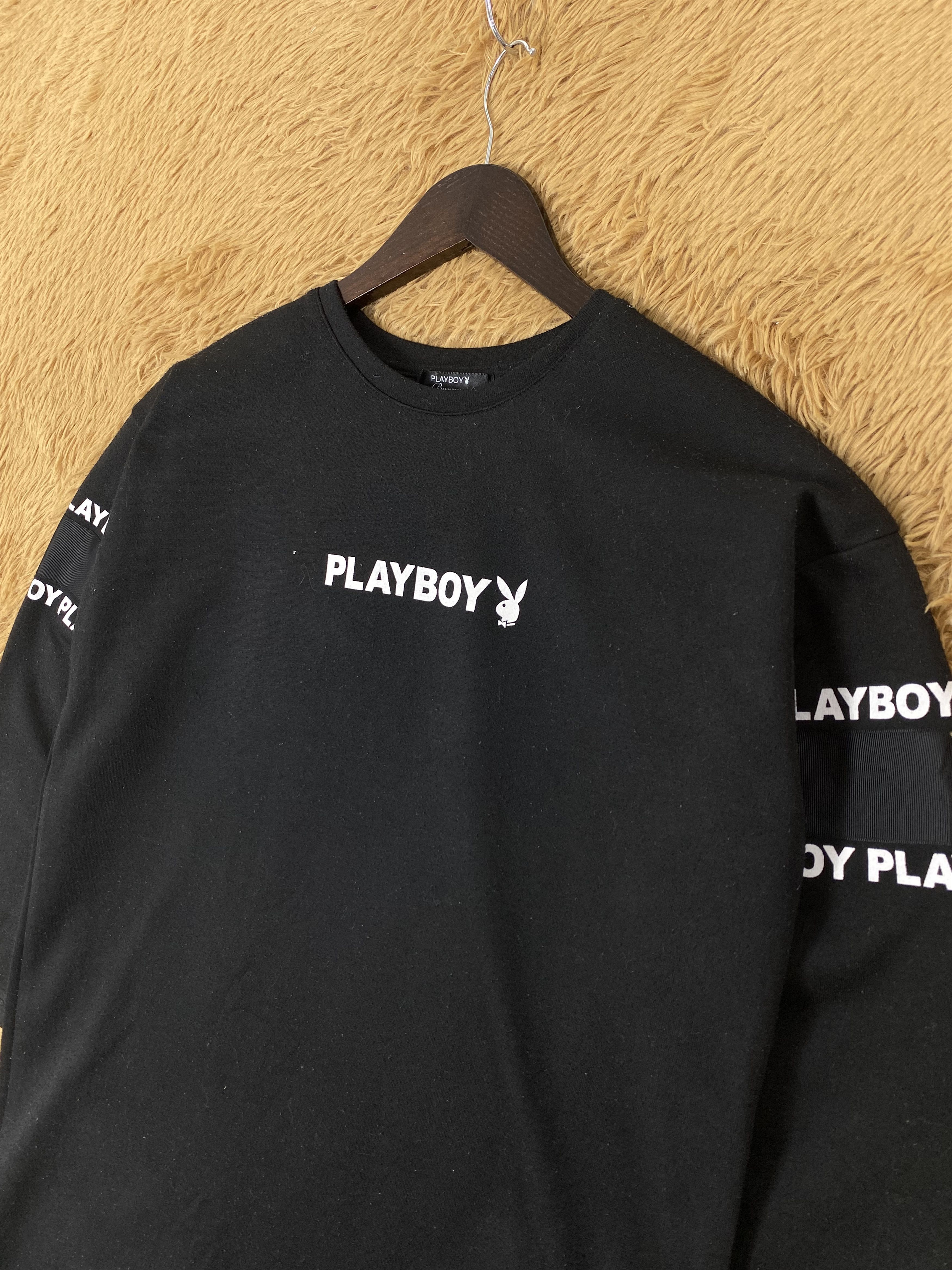 Playboy Vintage Playboy 3 Quarters Sleeve Sweatshirts PS0110 Size US M / EU 48-50 / 2 - 2 Thumbnail