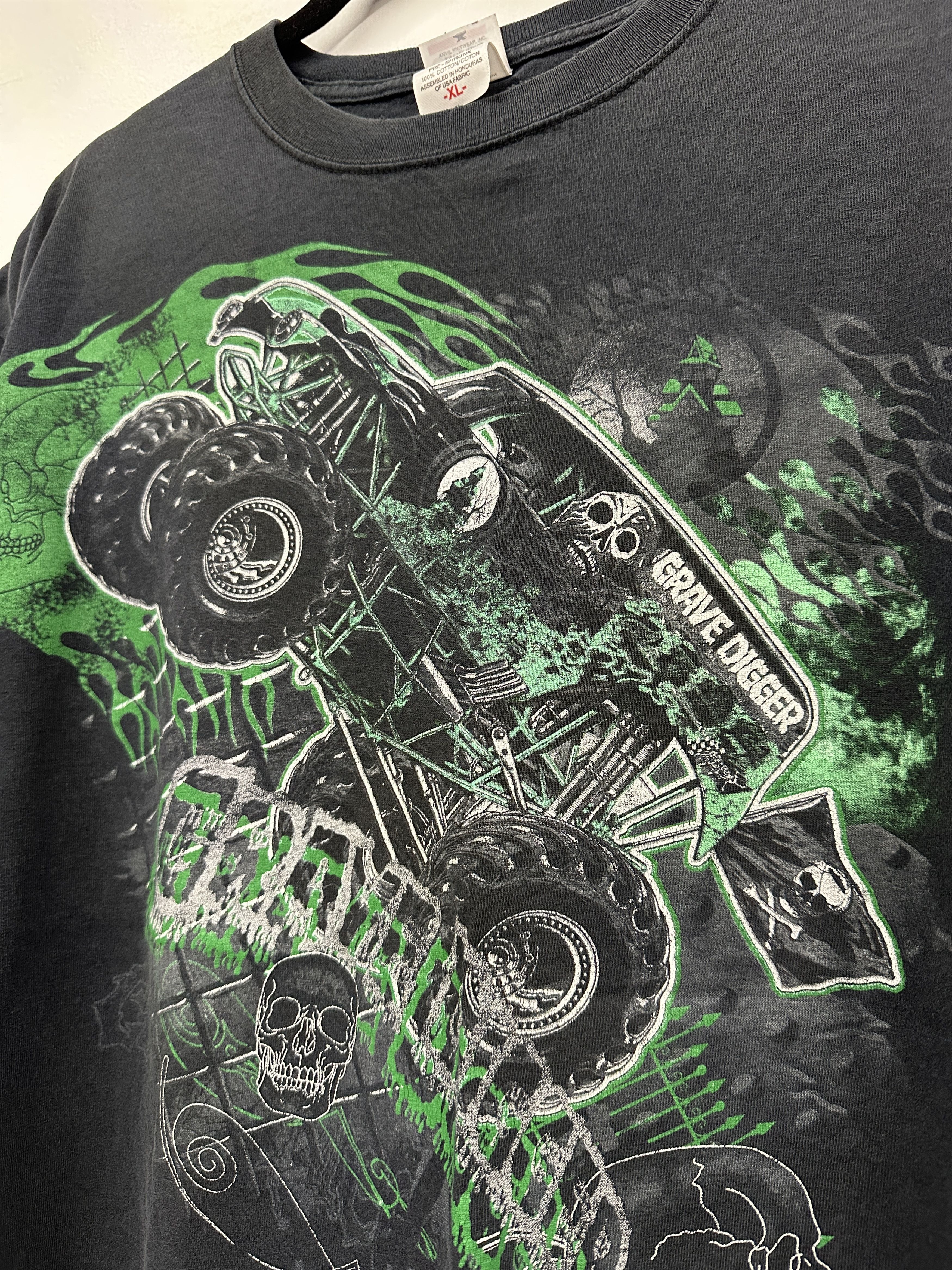 Other Vintage Grave Digger Monster Truck Racing Shirt XL Size US XL / EU 56 / 4 - 2 Thumbnail