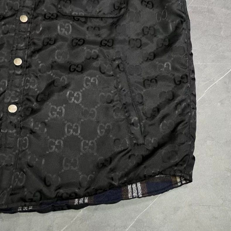 Gucci Gucci Dark pattern full printed LOGO nylon vest 2503-Nextar Size US S / EU 44-46 / 1 - 7 Thumbnail