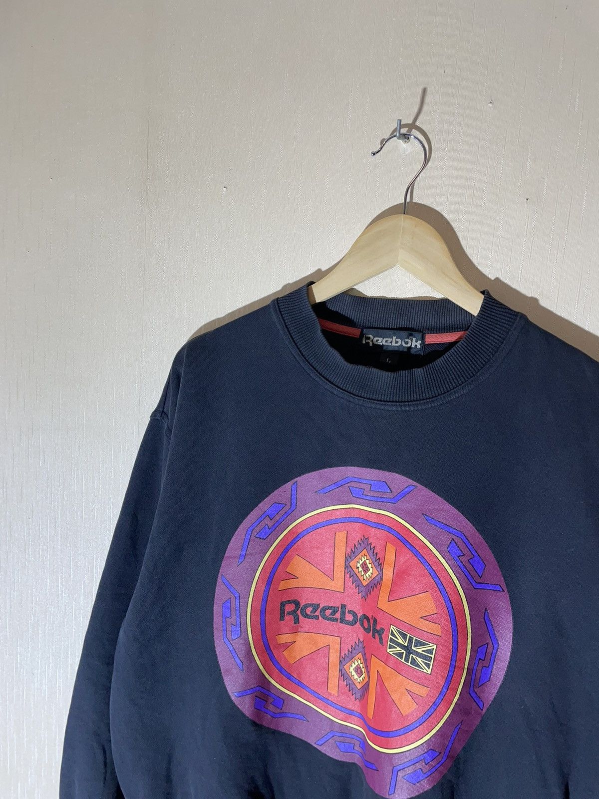 Reebok × Vintage Reebok vintage y2k sweatshirt 90s Size US L / EU 52-54 / 3 - 3 Thumbnail