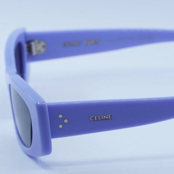 Celine NEW CELINE CL40245U 78A SHINY LILAC / GREY SUNGLASSES Size ONE SIZE - 8 Thumbnail