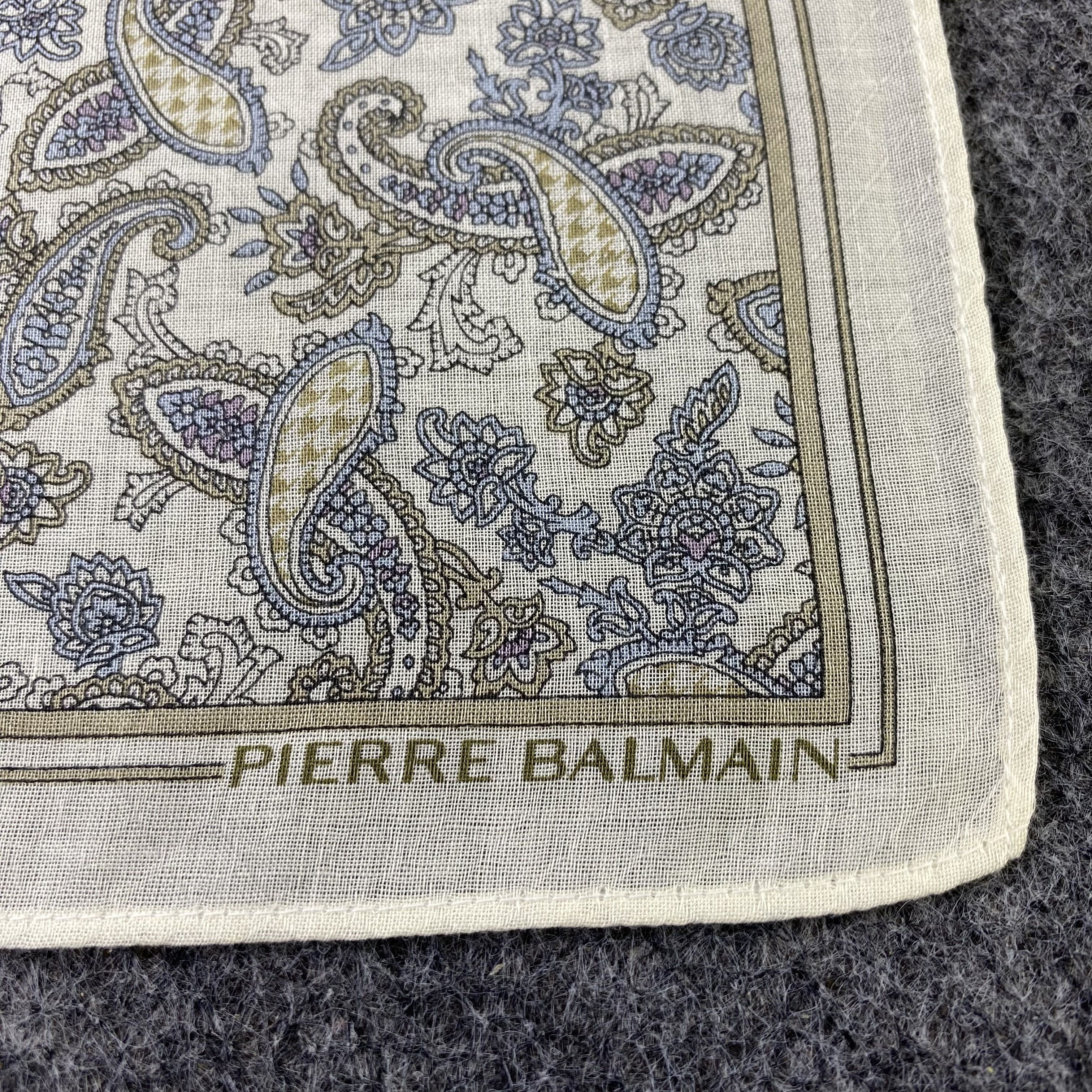 Pierre Balmain × Vintage Pierre Balmain Handkerchief / Bandana / Neckerchief-B1088 Size ONE SIZE - 5 Thumbnail