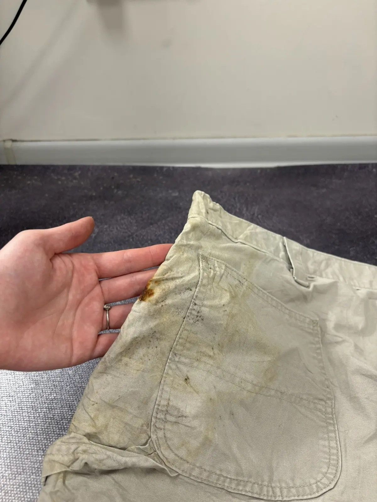 Carhartt × Vintage Vintage Carhartt Y2K American Hype Work Baggy Shorts Size US 44 / EU 60 - 4 Thumbnail