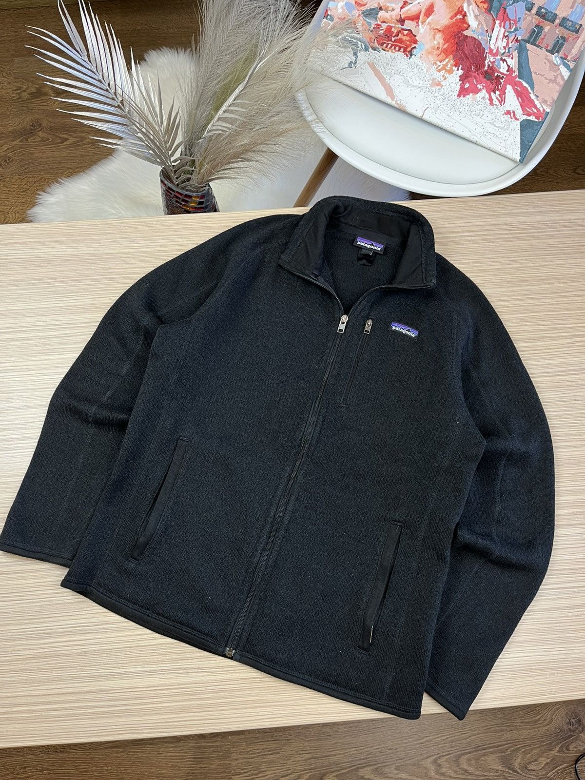 Patagonia Patagonia Fleece Zip Up Polar black Sherpa sweatshirt bluza Size US M / EU 48-50 / 2 - 10 Thumbnail
